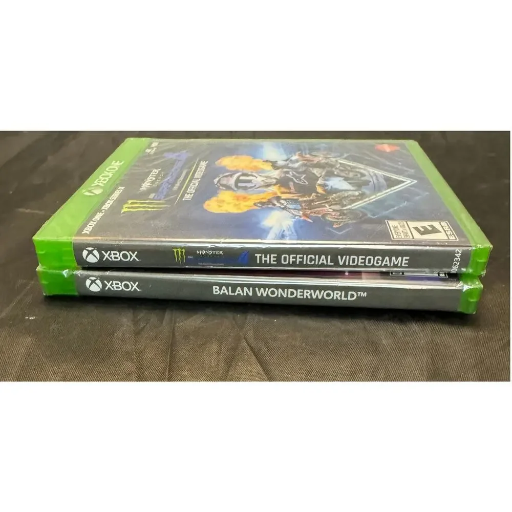 Xbox One / Series X Game Lot Monster Energy Supercross 4 & Balan Wonderworld New